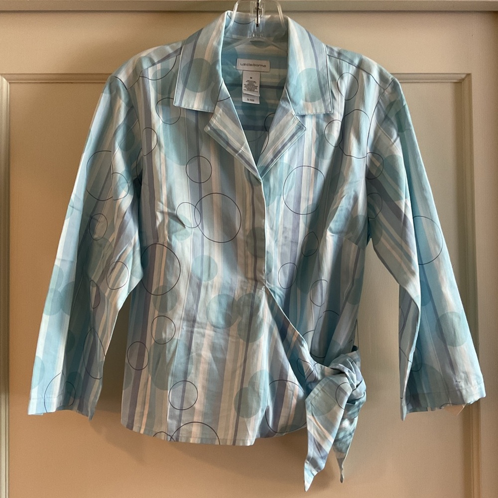 Liz Claiborne Wrap Blouse, size M